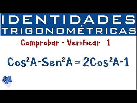 Demonstrate and verify trigonometric identities | Example 1