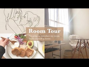 [Room tour] A single working woman's time at home/IKEA purchases & stylish DIY interior room intr...