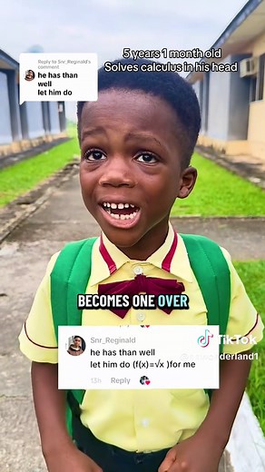 Replying to @Snr_Reginald Nana Yaw solved this in his head whiles waiting for school bus this morning. #creatorsearchinsights #calculus #youngsheldon #stem #fyp @TV3 Ghana @JoyPrimeTV