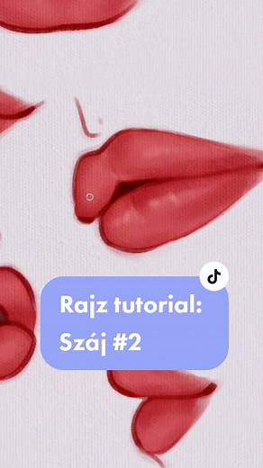 Hogyan rajzolj és színezz szájat több oldalról? Rajz tutorial