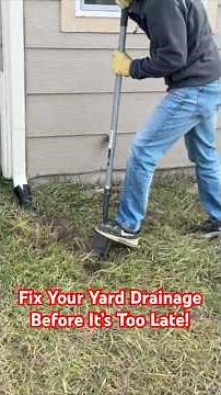 DIY Drainage Pipe Cleanup — Stop Water From Flooding Your Foundation!