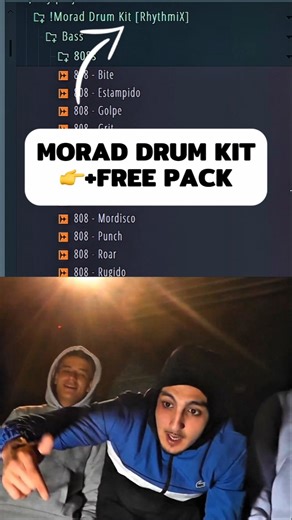 My Go-To Morad Drum Kit 🔥 Free Morad Drum Pack + Morad Drum Kit, Free MIDI Kit #moraddrumkit