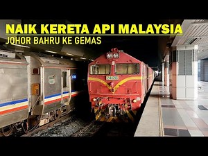 [FULL ≫3 HOURS] Malaysia Train KTM JB Sentral to Gemas❗ #walkingaround naik Kereta Api di Malaysia