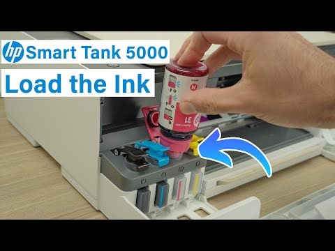 HP Smart Tank 5000: How to Load The Ink Bottles