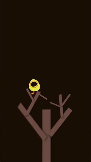 Chicken screaming on a dead tree meme