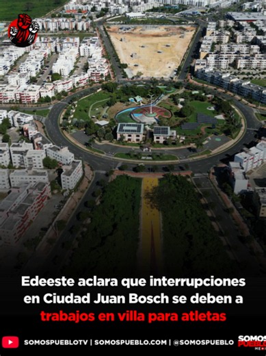 La Empresa Distribuidora de Electricidad del Este (Edeeste) informó que las recientes interrupciones eléctricas en la Ciudad Juan Bosch obedecen a trabajos de infraestructura en la zona. Según la institución, actualmente se ejecutan labores de construcción para habilitar dos nuevos circuitos eléctricos de distribución. Uno de ellos está diseñado con el objetivo de descargar la alta demanda del circuito existente EBRI-03, mientras que el segundo circuito será de uso exclusivo para suministrar ene