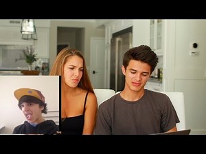 REACTING TO MY CRINGY OLD VINES WITH MY SISTER | Brent Rivera