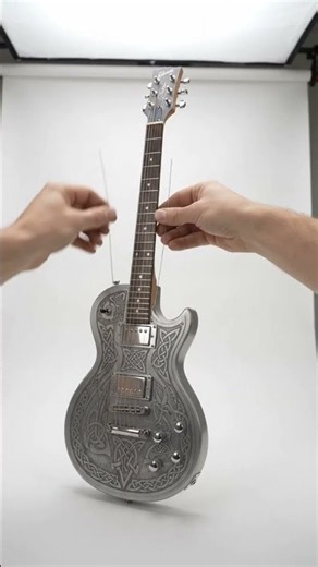 Forged in Silver | Custom Electric Guitar Full Build ASMR#GuitarASMR #CustomGuitar #Luthier #Guitar