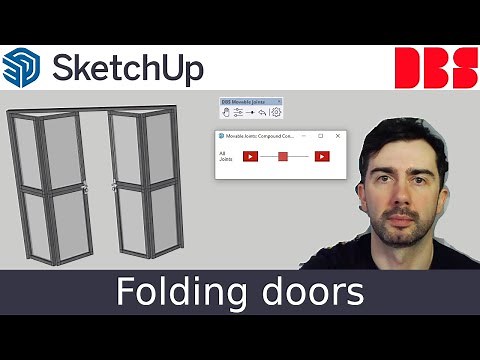 Animate folding doors in SketchUp