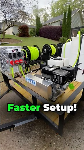 Pressure Washing Trailer Setup: Work Faster & Make More Money