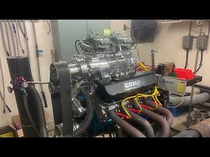 E85 Supercharged 502 BBC on the dyno