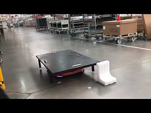 Quicktron AMR Safety test - Obstacles 快仓智能机器人安全测试：空载突入障碍物