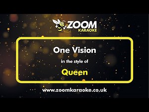 Queen - One Vision - Karaoke Version from Zoom Karaoke