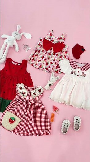 So Cute! 🎀 Pink-Themed Outfits for Baby & Toddler Girls