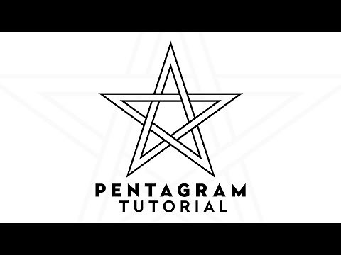 Illustrator Short Tutorial #6 Interlaced Pentagram Star