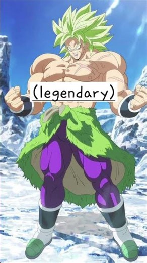 Broly transformation evolution