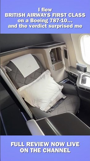I tried British Airways First Class - Here’s the Truth ✈️
