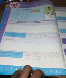 70Geometric number patternsWhat do you see? Describe the pat... | Filo