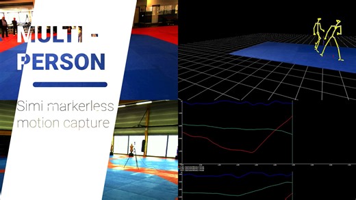 Multi-person tracking - markerless motion capture by Simi