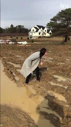 These boots weren't made for walking in that! 🤣 #afv #fail #funny