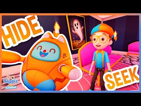 Hide and Seek with Blippi and T.A.B.B.S. - Blippi Roblox | Educational Videos for Kids