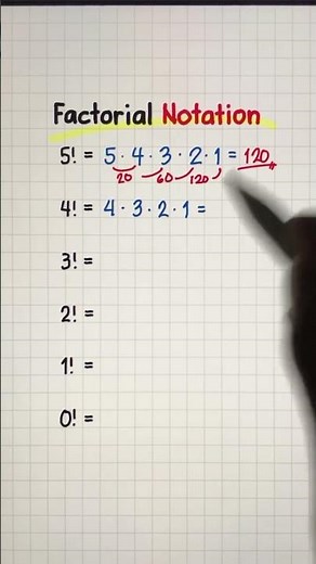 How to calculate factorial of a number? #math #calculation