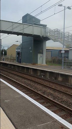 class 325*** screamed Down the track at incredible speed through Lockerbie with quite a 2 tone#train