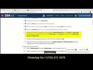 In Practice Word 365: Application Capstone Project 1 (chs. 1-4) | Simnet Exam Part 1.2