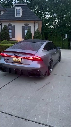 AMAZING AUDI RS7 COLD START ENGINE & EXHAUST SOUND #audi #audirs7 #audirs7sportback
