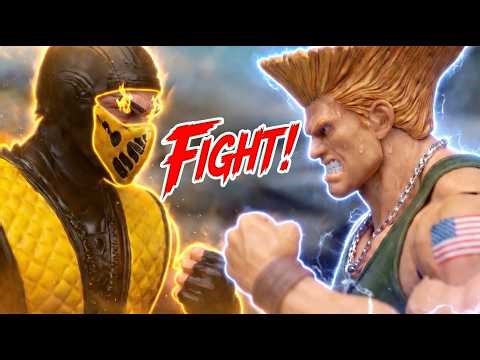 SCORCHED EARTH | 🦂 Scorpion vs Guile 🦅 (Mortal Kombat v Street Fighter)