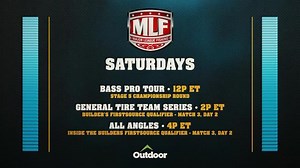 Don't miss the most excitement you can find on the water with MLF Saturdays beginning at noon ET. We've got all the best from Major League Fishing, including Bass Pro Tour, General Tires Team Series, and All Angles. MLF does tournaments better than anyone! #FindYourAdventure #ThisIsFishing #MLF #fishing #fish #bass #bassfishing #tournamentfishing | Outdoor Channel