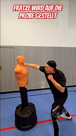 "Tough test for the boxing dummy – let's see what it can withstand." #shorts