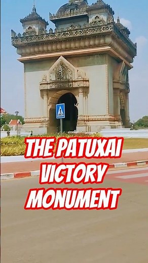 The Patuxai Victory Monument, Vientiane, Laos #vientianelaos #architecture #monument