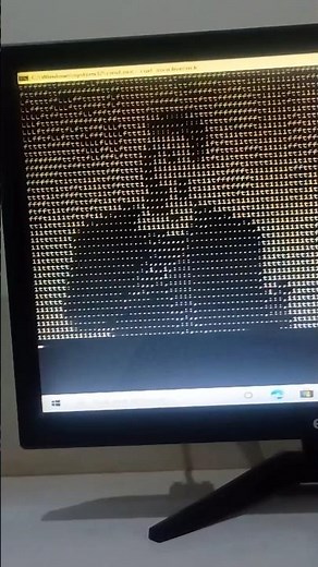 Dancing man cmd commands #shorts #cmd