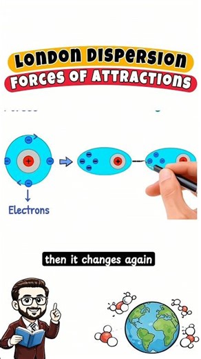 London Dispersion Forces #london #dispersion #intermolecularforces #chemistry #shorts #viral