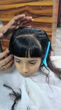 Easy hair cut 💇‍♀️ //babygirl haircut//Rasna haircut 💇‍♀️ #allabouthairs #babyhair #haircut