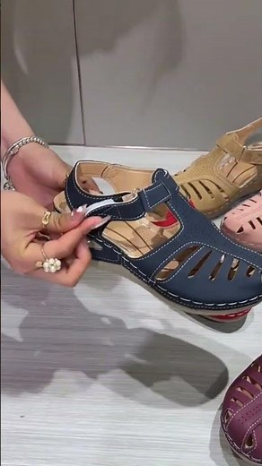 🔥【34-44】Sandalias de cuña casuales para mujer, transpirables y cómodas