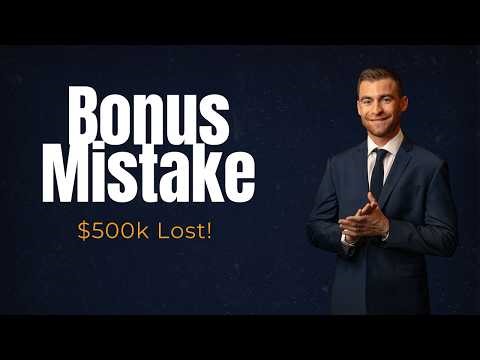 The $500,000 Bonus Mistake Executives Make