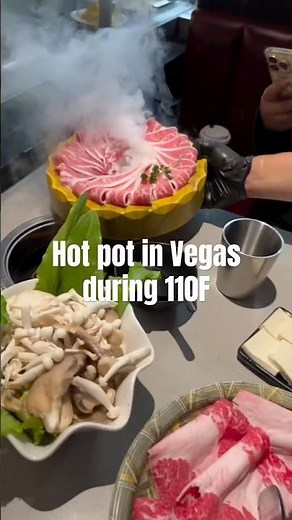 Hot pot in Chinatown Las Vegas #lasvegas #foodie #food #hotpot #chinatownlasvegas #fyp #viral