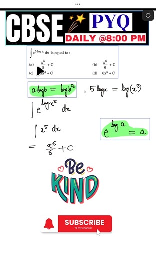 integration | integration 12th math | logarithm integration | cbse 12th math 2026