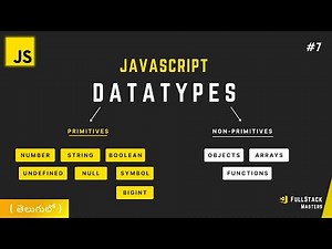 #7 The Weird World of JavaScript Data Types