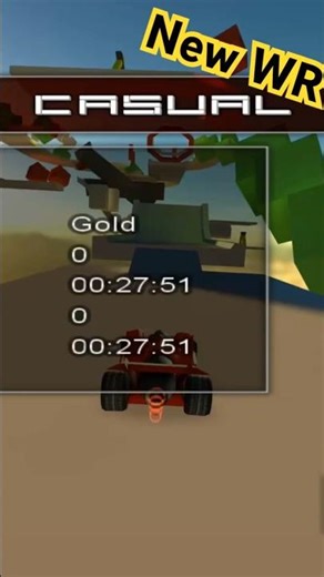 27:51 WR Time on Just Learning C Casual Platforming - Jet Car Stunts 2009