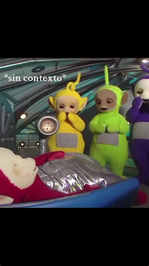 Los Teletubbies: Tinky Winky, Dipsy, Lala y Po
