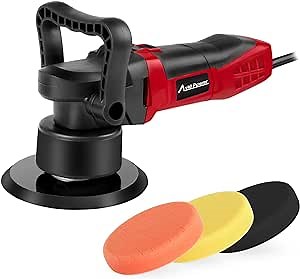 AVID POWER Buffer Polisher, 6-inch Dual Action/DA Polisher for Car Detailing, Random Orbital Car Buffer Polisher Waxer Kit with Variable Speed & 3 Polishing Pads