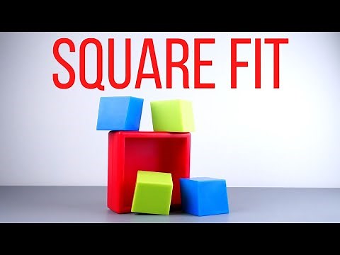 Square Fit / Stark Raving Cubes - Solution & Tutorial - ThinkFun Packing Puzzle