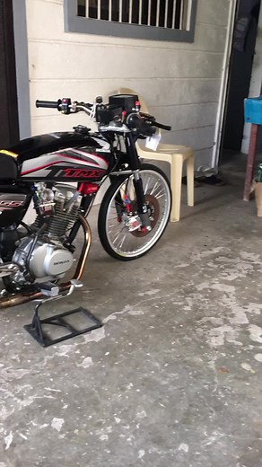 TMX 155 Street Bike Concept Ideas - Black Color Build