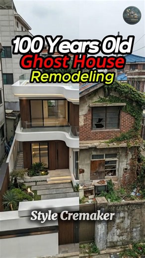 abandoned ghost house to luxury mansion 😱