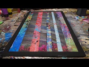 Malen mit Klebeband - Abstrakt und Kunterbunte Kreativität