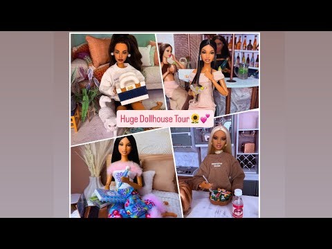 Huge Barbie Doll House Tour!!! Custom Our Generation Doll house!