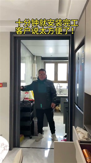 No-drill Honeycomb Folding Door, Waterproof and Moisture-Resistant, Easy to Install in 10 Minutes